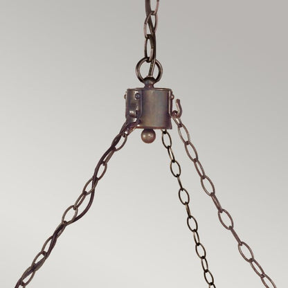 Elstead Lighting Cromwell 12-Light Old Bronze Wagon Wheel Chandelier