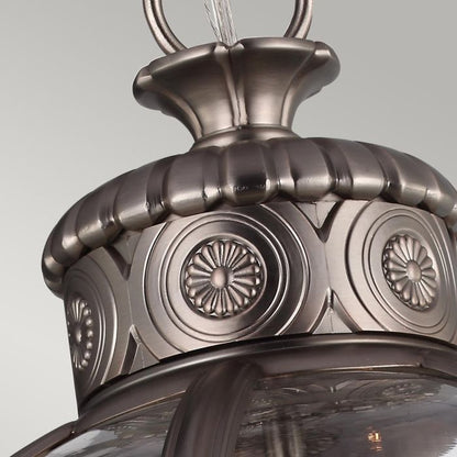 Generation Lighting (Feiss) Adams 3-Light Antique Nickel Globe Pendant Chandelier