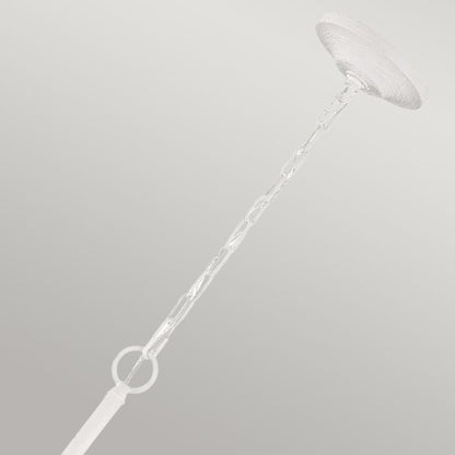 Generation Lighting (Feiss) Annie 4-Light Textured Plaster White Candle Chandelier