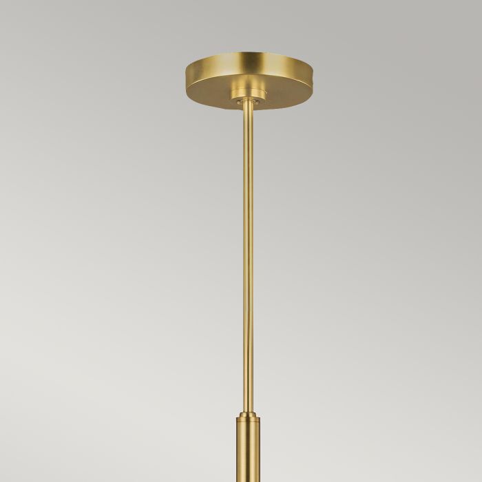 Generation Lighting (Feiss) Brianna 6-Light Burnished Brass Modern Chandelier