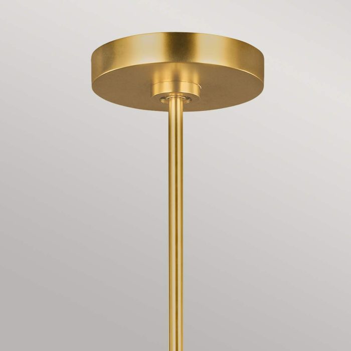 Generation Lighting (Feiss) Brianna 9-Light Burnished Brass Modern Chandelier