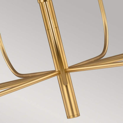Generation Lighting (Feiss) Brianna 9-Light Burnished Brass Modern Chandelier