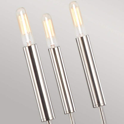 Generation Lighting (Feiss) Brianna 9-Light Polished Nickel Modern Chandelier