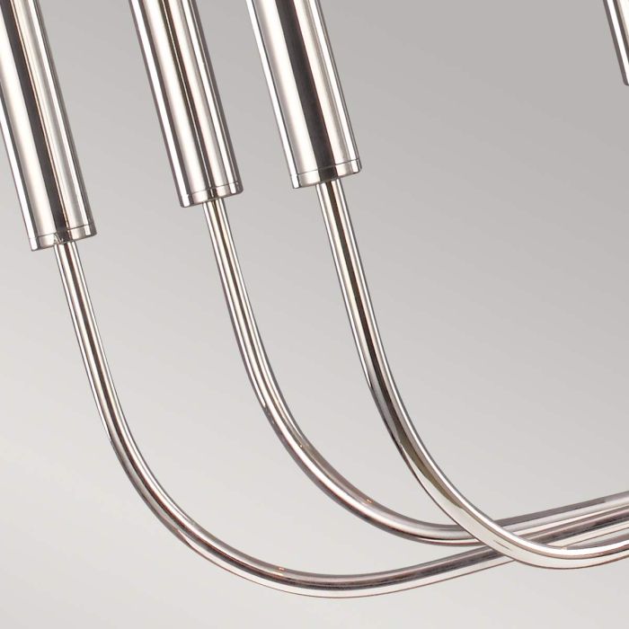 Generation Lighting (Feiss) Brianna 9-Light Polished Nickel Modern Chandelier