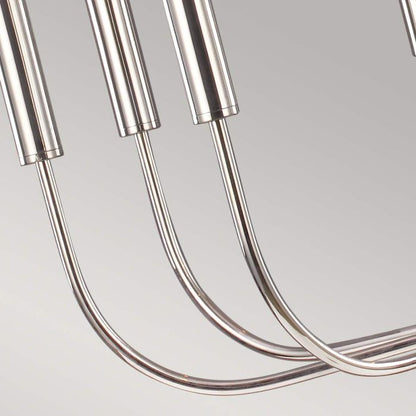 Generation Lighting (Feiss) Brianna 9-Light Polished Nickel Modern Chandelier