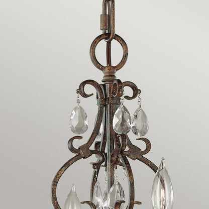 Generation Lighting (Feiss) Chateau 4-Light Mocha Bronze Candle Chandelier