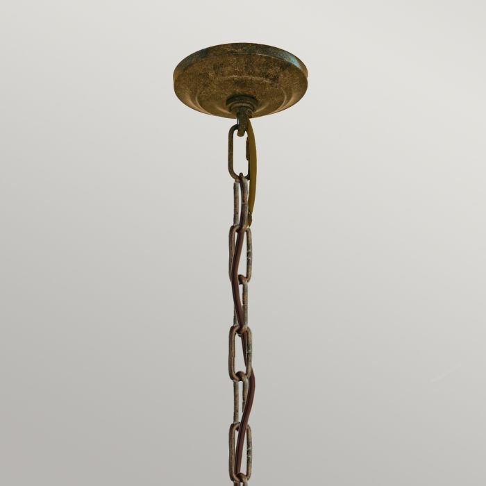 Generation Lighting (Feiss) Chateau 6-Light Mocha Bronze Candle Chandelier