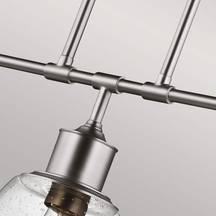 Generation Lighting (Feiss) Hobson 3-Light Satin Nickel Island Chandelier
