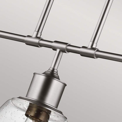Generation Lighting (Feiss) Hobson 3-Light Satin Nickel Island Chandelier