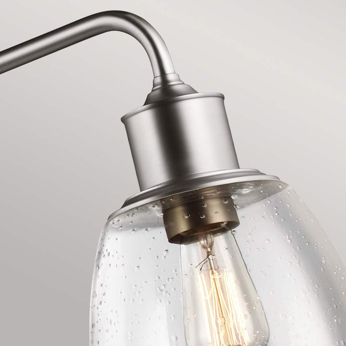 Generation Lighting (Feiss) Hobson 3-Light Satin Nickel Island Chandelier