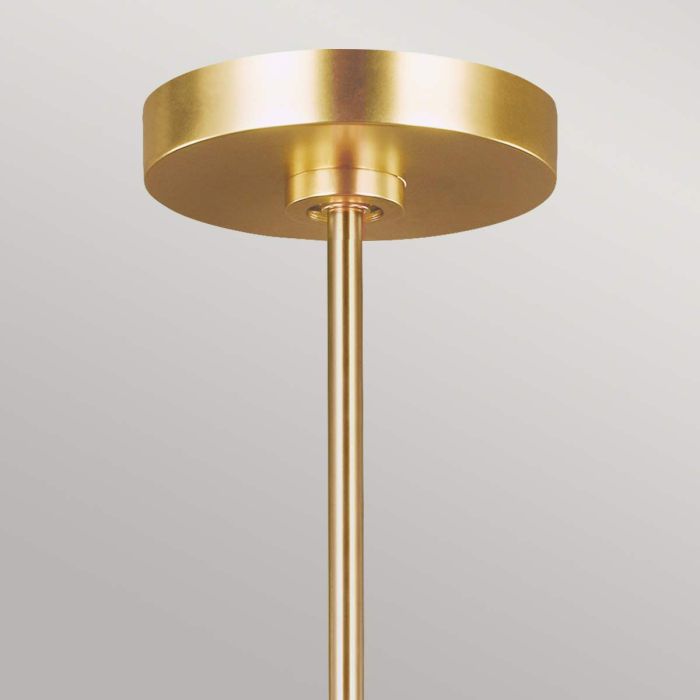 Generation Lighting (Feiss) Jax 10-Light Burnished Brass LED Sputnik Chandelier
