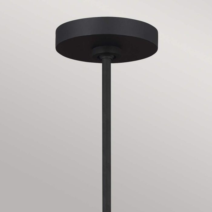 Generation Lighting (Feiss) Joan 5-Light Midnight Black / Burnished Brass Modern Chandelier