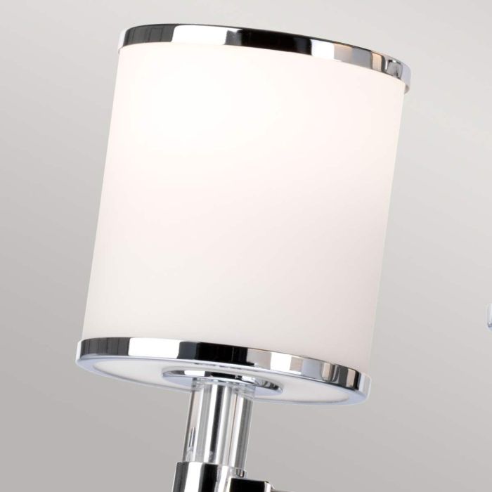 Generation Lighting (Feiss) Prospect Park 9-Light Satin Nickel with Chrome Opal Glass Chandelier