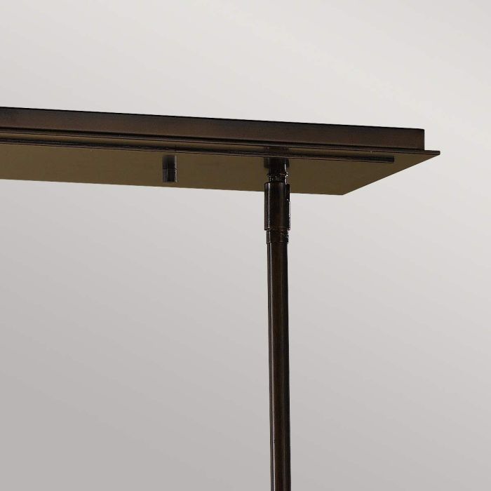 Generation Lighting (Feiss) Remy 4-Light Heritage Bronze / Parisienne Gold Island Pendant Chandelier