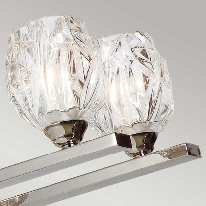Generation Lighting (Feiss) Rubin 10-Light Polished Nickel Glass LED Island Chandelier