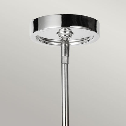 Generation Lighting (Feiss) Rubin 6-Light Polished Nickel Glass LED Chandelier