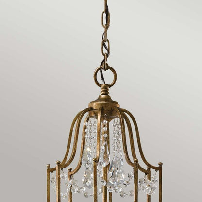 Generation Lighting (Feiss) Valentina 12-Light Multi-Tier Oxidized Bronze Crystal Chandelier
