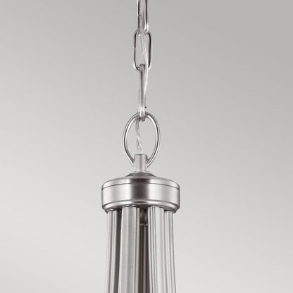 Generation Lighting (Feiss) Vintner 9-Light Satin Nickel Opal Glass Chandelier