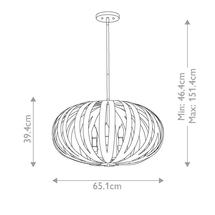 Generation Lighting (Feiss) Woodstock 6-Light Large Textured Black Cage Chandelier