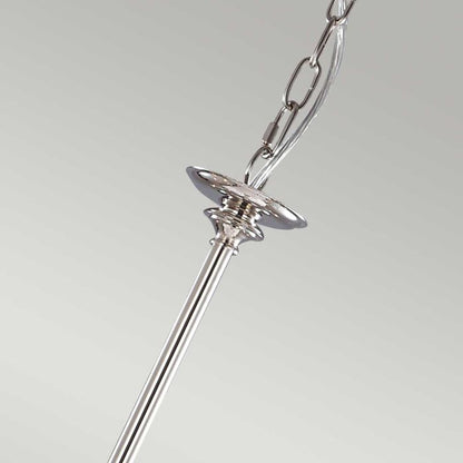 Elstead Lighting Finsbury Park 9-Light Polished Nickel Candle Chandelier