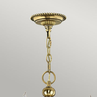 Hinkley Cambridge 15-Light Burnished Brass Candle Chandelier