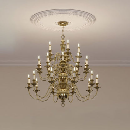 Hinkley Cambridge 25-Light Burnished Brass Candle Chandelier