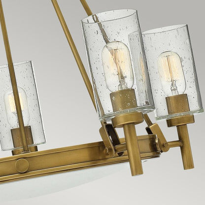 Hinkley Collier 5-Light Heritage Brass Modern Chandelier