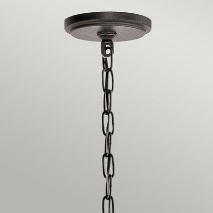 Kichler Ahrendale 4-Light Anvil Iron Industrial Chandelier