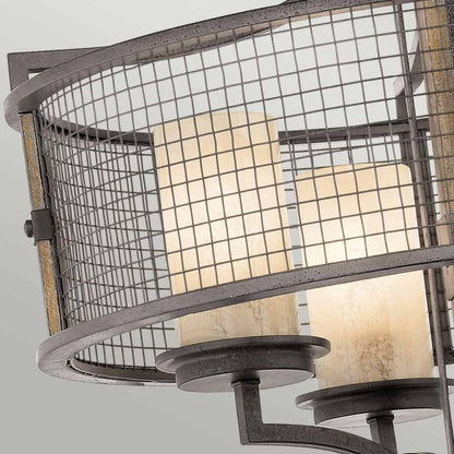 Kichler Ahrendale 4-Light Anvil Iron Industrial Chandelier