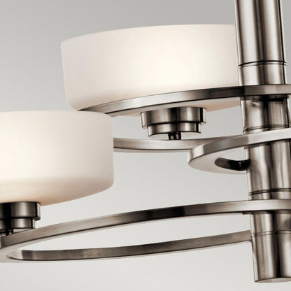Kichler Aleeka 3-Light Classic Pewter Modern LED Chandelier
