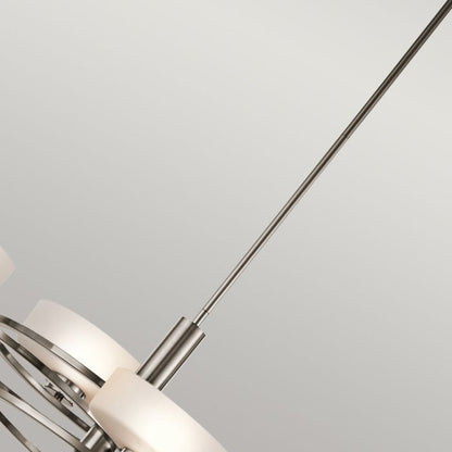 Kichler Aleeka 5-Light Classic Pewter Modern LED Chandelier