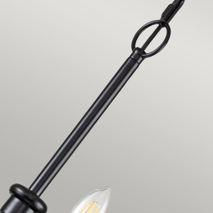 Kichler Capitol Hill 12-Light Black Modern Chandelier