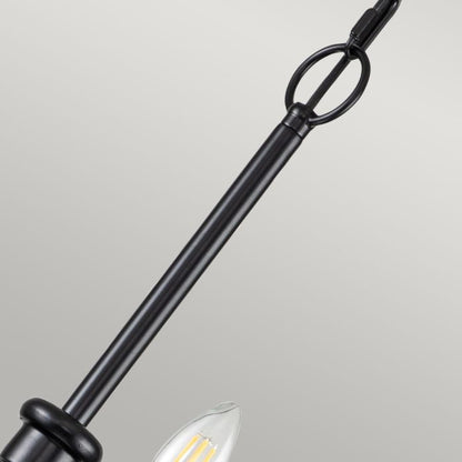 Kichler Capitol Hill 12-Light Black Modern Chandelier