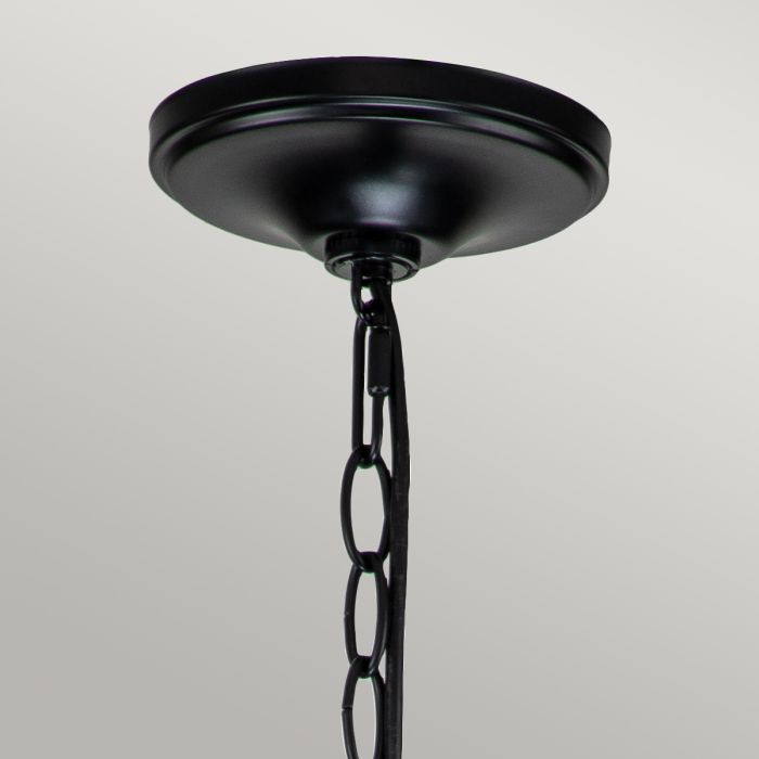 Kichler Capitol Hill 6-Light Black Modern Chandelier