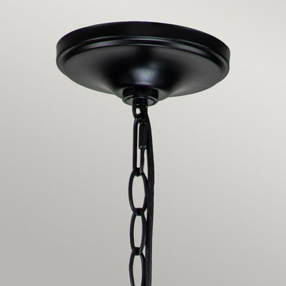 Kichler Capitol Hill 6-Light Black Modern Chandelier