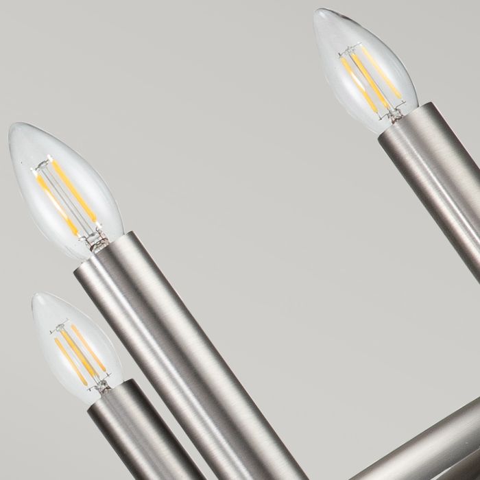 Kichler Capitol Hill 6-Light Brushed Nickel Modern Chandelier