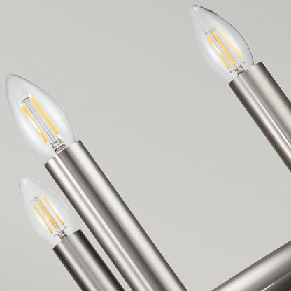 Kichler Capitol Hill 6-Light Brushed Nickel Modern Chandelier