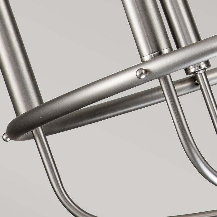 Kichler Capitol Hill 6-Light Brushed Nickel Modern Chandelier