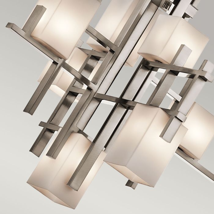 Kichler City Lights 7-Light Classic Pewter LED Modern Chandelier