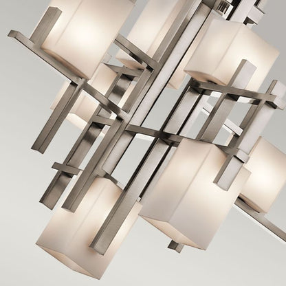 Kichler City Lights 7-Light Classic Pewter LED Modern Chandelier