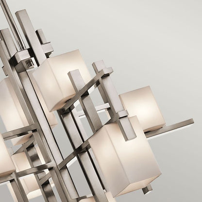 Kichler City Lights 7-Light Classic Pewter LED Modern Chandelier