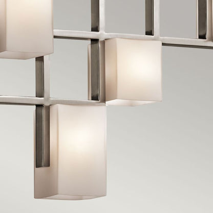 Kichler City Lights 7-Light Classic Pewter LED Linear Island Chandelier