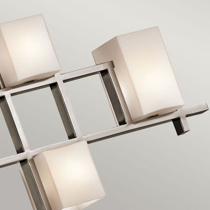 Kichler City Lights 7-Light Classic Pewter LED Linear Island Chandelier