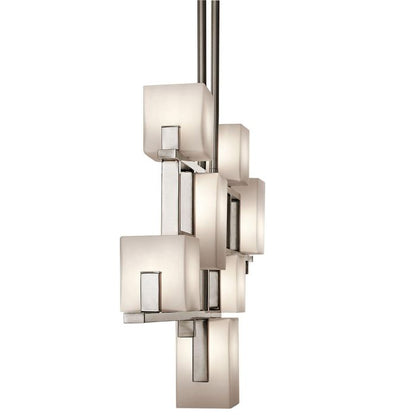 Kichler City Lights 7-Light Classic Pewter LED Linear Island Chandelier