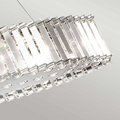 Kichler Crystal Skye 8-Light Chrome LED Island Chandelier