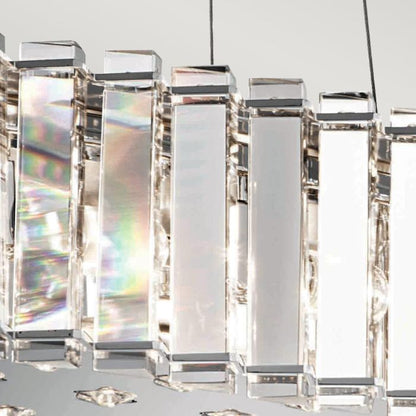 Kichler Crystal Skye 8-Light Chrome LED Island Chandelier