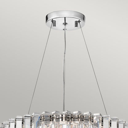 Kichler Crystal Skye 8-Light Chrome LED Crystal Chandelier