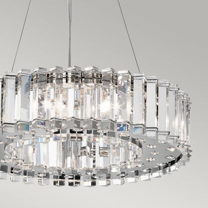 Kichler Crystal Skye 8-Light Chrome LED Crystal Chandelier