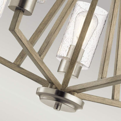 Kichler Deryn 5-Light Distressed Antique Grey Modern Chandelier