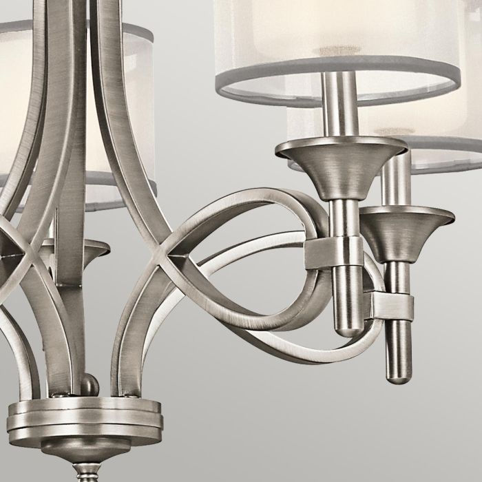 Kichler Lacey 5-Light Antique Pewter Modern Chandelier